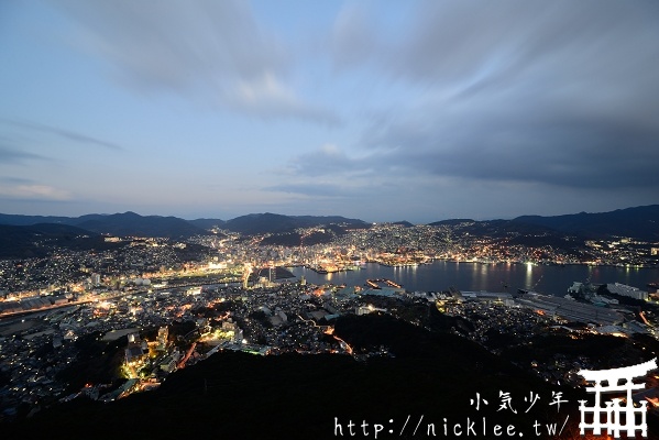 長崎景點-稻佐山夜景-日本三大夜景之一，長崎地標景點