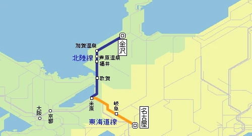 白鷺號行駛路線圖