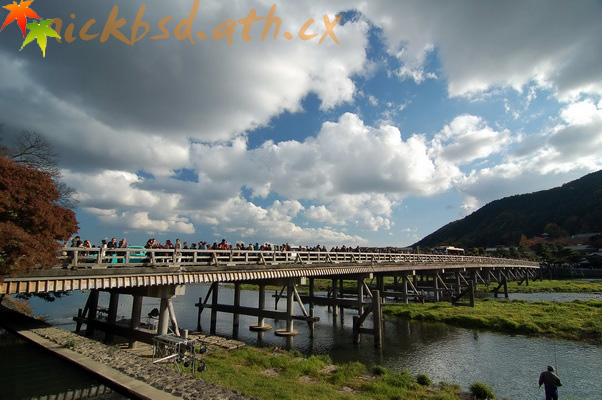 嵐山街景-嵐山渡月橋