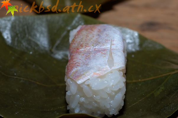 奈良美食-奈良有名的柿葉壽司-平宗