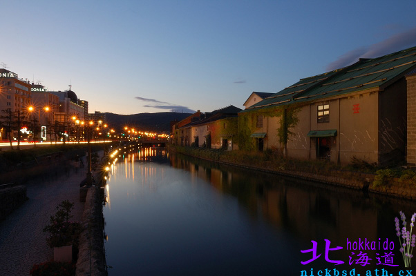 【北海道】小樽運河的白天-夜景與雪景