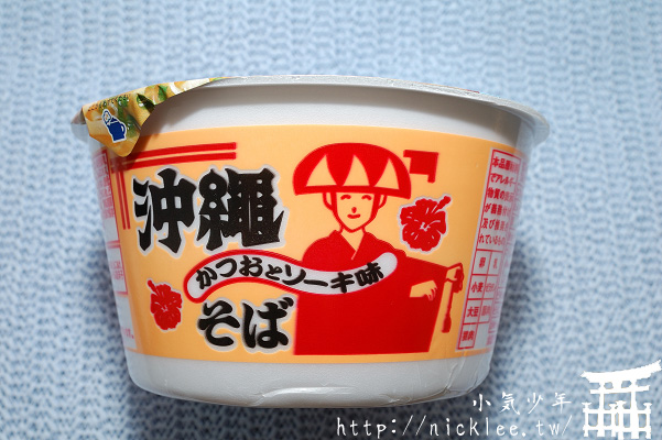 日本泡麵-東洋水產-沖繩麵-柴魚與排骨湯頭
