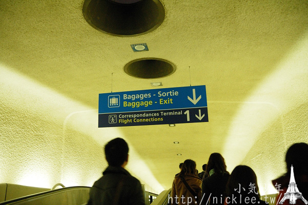 法國巴黎-戴高樂機場入境過程