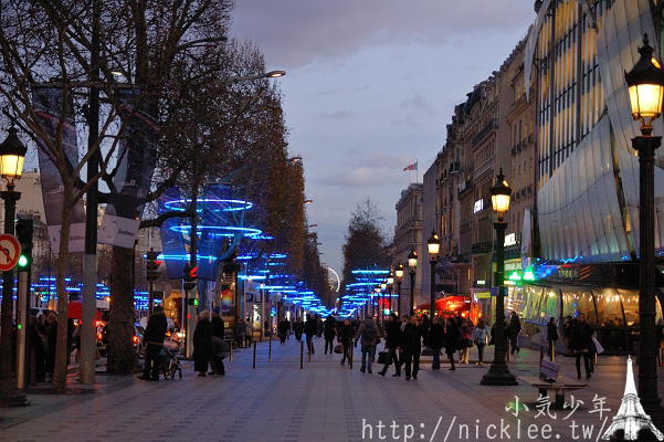 法國巴黎-香榭大道與凱旋門