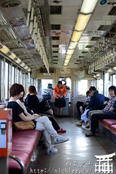 島根一畑電車-連結出雲與松江的地方鐵道，搭車時可欣賞宍道湖風景