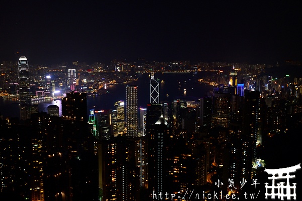 【香港夜景】世界三大夜景的太平山夜景