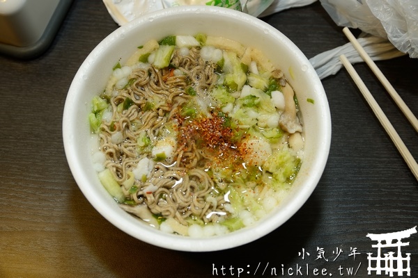 日本泡麵-王牌廚師-長野鄉土料理-湯蕎麥麵(信州のお煮かけそば)