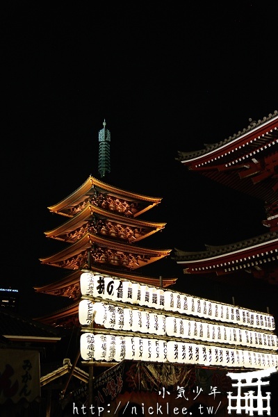 【東京】夜訪淺草寺