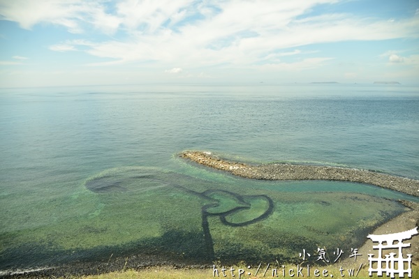 澎湖招牌景點-七美島的雙心石滬