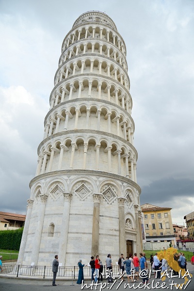 義大利-從佛羅倫斯到比薩看著名的比薩斜塔