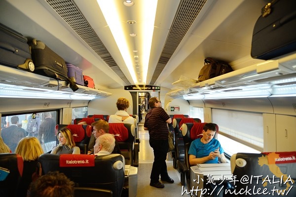 義大利交通-搭乘法拉利高鐵(Italo)從羅馬到拿坡里
