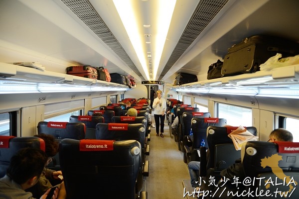 義大利交通-搭乘法拉利高鐵(Italo)從羅馬到拿坡里