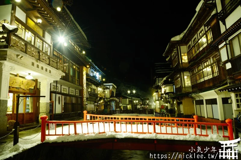 山形景點-冬天的銀山溫泉-動畫電影「神隱少女」的傳說景點