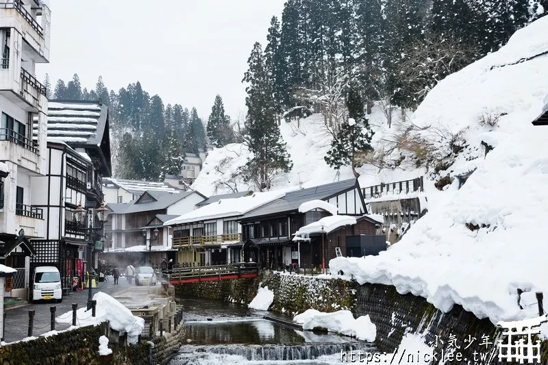 山形景點-冬天的銀山溫泉-動畫電影「神隱少女」的傳說景點