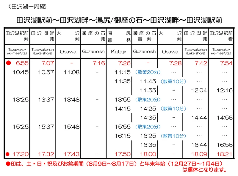 【秋田縣】利用「田澤湖一周線」巴士，遊覽田澤湖風景