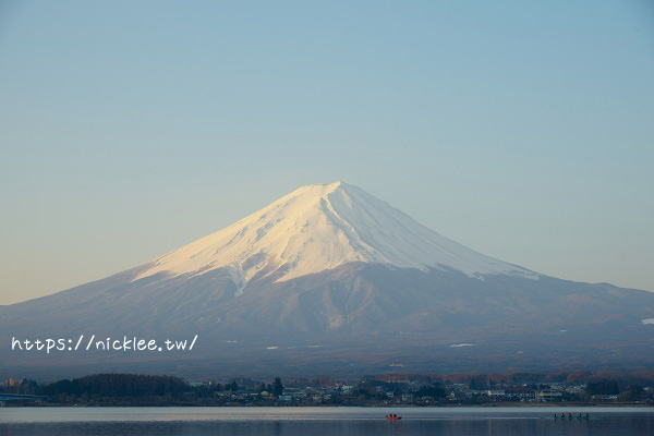 【山梨縣】河口湖邊-逆富士