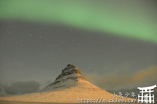冰島拍極光的經驗分享-在教堂山拍極光-Kirkjufell Aurora