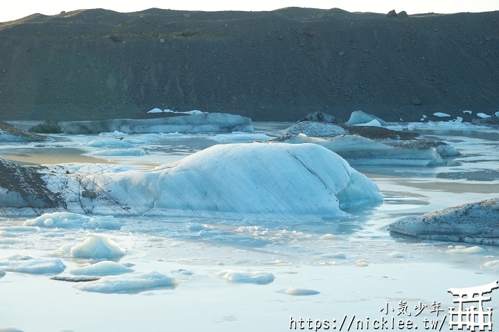 冰島-到斯維納山冰川(Svinafellsjokull)看冰舌