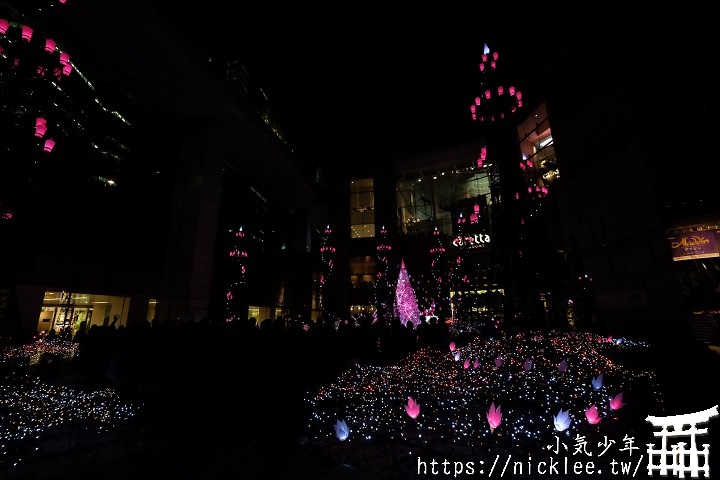 東京夜景-Caretta汐留-汐留點燈
