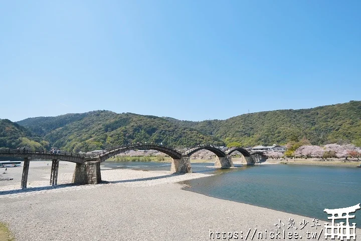 【山口景點】岩國錦帶橋櫻花-日本三大名橋與三大奇橋