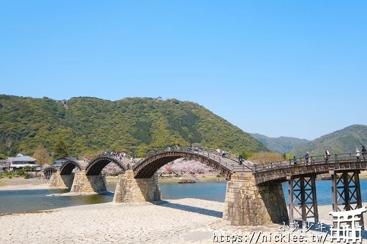 【山口景點】岩國錦帶橋櫻花-日本三大名橋與三大奇橋