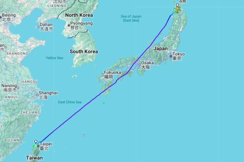 飛行記錄-長榮BR122/BR121-台北直飛青森-空巴A321-200經濟艙