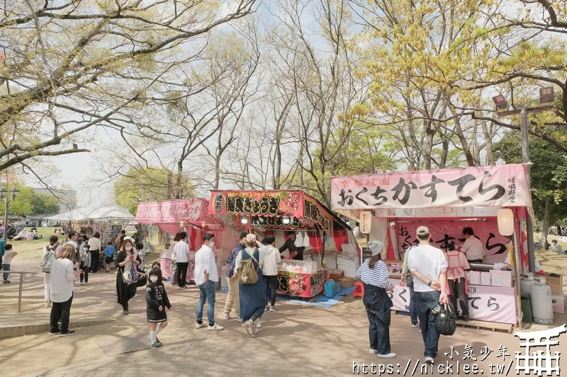 【奈良賞櫻景點】高田千本櫻-2.5公里長的櫻花步道,有許多攤販聚集,晚上還有夜櫻可看