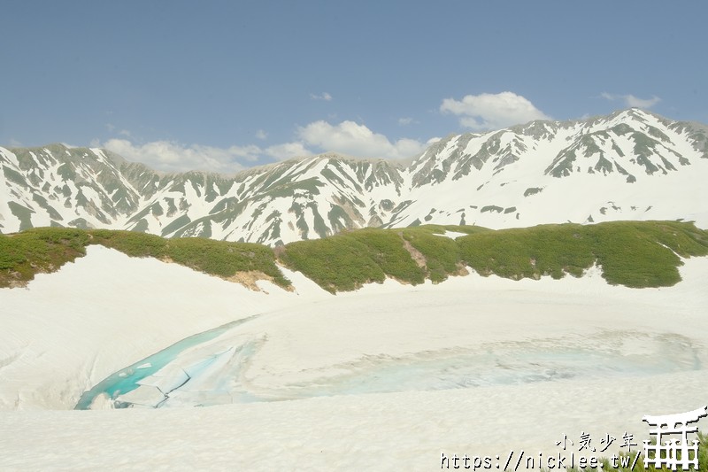 立山黑部-御庫裏池-盛夏避暑的好地方