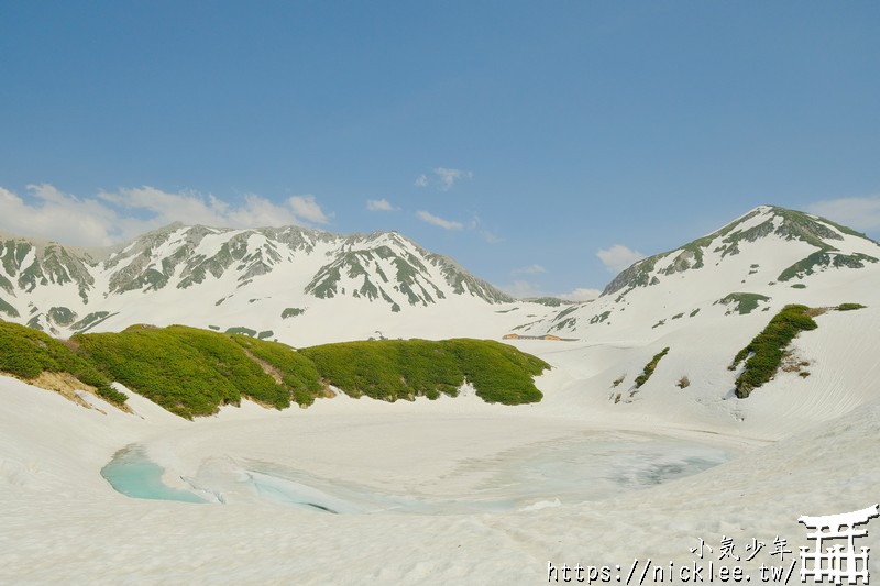 立山黑部-御庫裏池-盛夏避暑的好地方