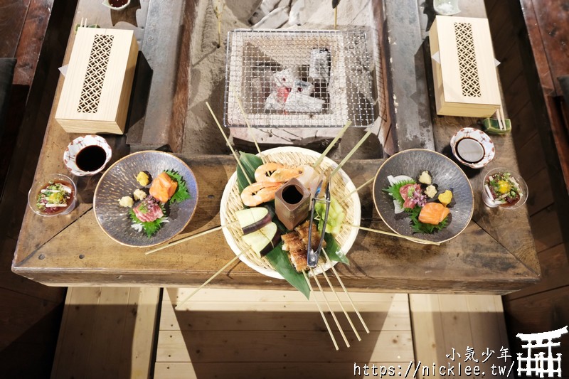 阿智星空客棧-山星-晚餐由米其林一星餐廳廚師監製的圍爐料理，超好吃