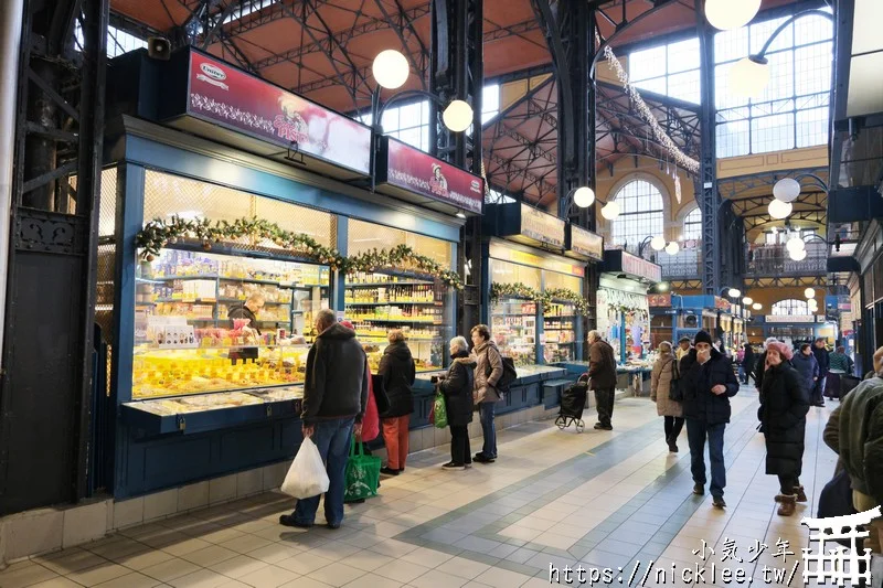 布達佩斯中央市場-購買伴手禮的好地方,還有超市可以採買