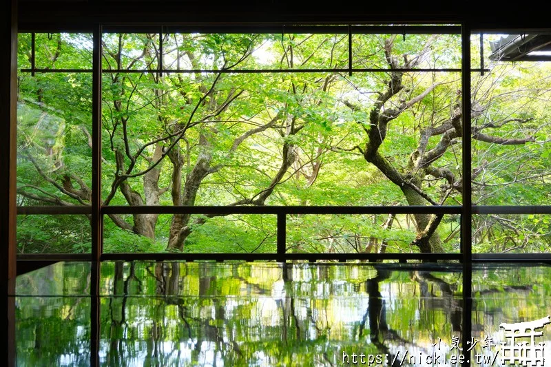 京都八瀨瑠璃光院-季節限定開放,以獨特的紅葉倒影聞名