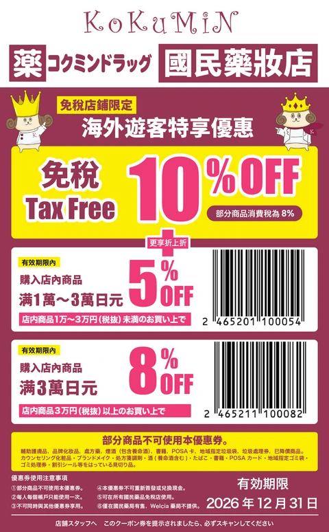 國民藥妝Coupon