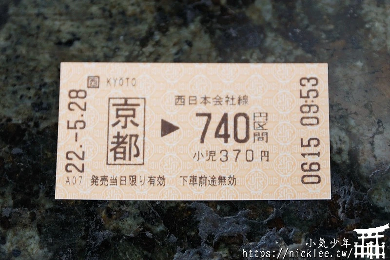 日本的車票解說-以JR系統車票為例