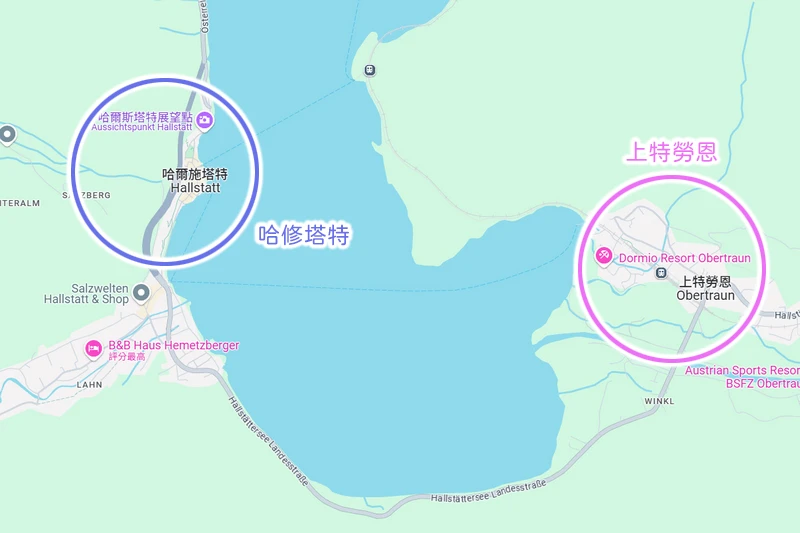 維也納到哈修塔特交通介紹-火車,渡輪,公車-交通路線,時刻表,車資,船資,碼頭,公車站
