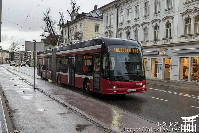 薩爾斯堡交通-薩爾斯堡無軌電車與巴士/路線圖/車資介紹