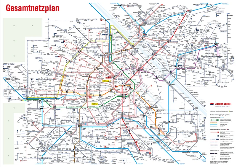 維也納路面電車-有28條路線,世界第6大路面電車網路,遊客搞懂這4條路線(1、2、D、71)即可