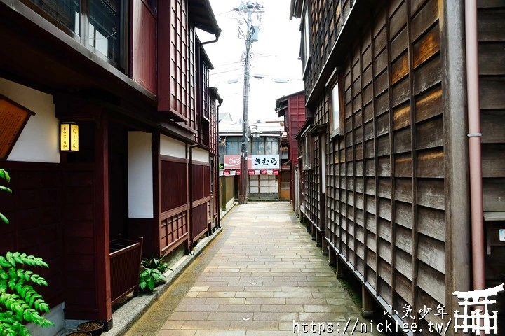 金澤景點-東茶屋街-金澤文化的代表地標