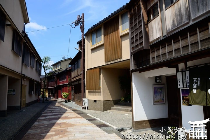 金澤景點-東茶屋街-金澤文化的代表地標