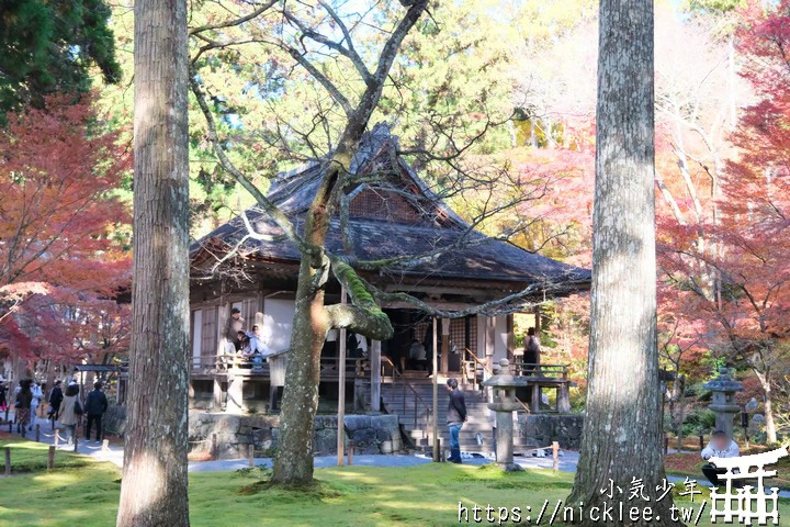 京都賞楓景點-大原三千院-順便欣賞少見的京都鄉下田原風光
