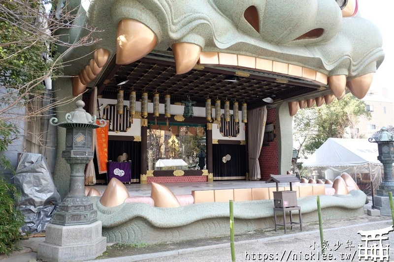 【大阪景點】難波八阪神社-大阪最有特色的神社之一,難波車站走路10分鐘可至