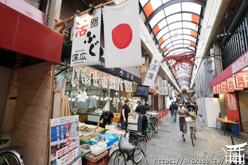 【大阪景點】難波八阪神社附近景點-黑門市場