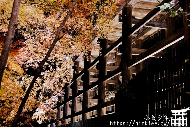 石山寺夜楓-賞楓氣氛不錯,還有手提燈籠提供拍照,重點是遊客不多