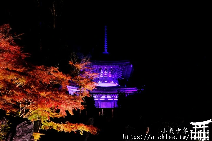 石山寺夜楓-賞楓氣氛不錯,還有手提燈籠提供拍照,重點是遊客不多