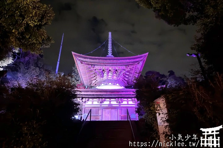 石山寺夜楓-賞楓氣氛不錯,還有手提燈籠提供拍照,重點是遊客不多