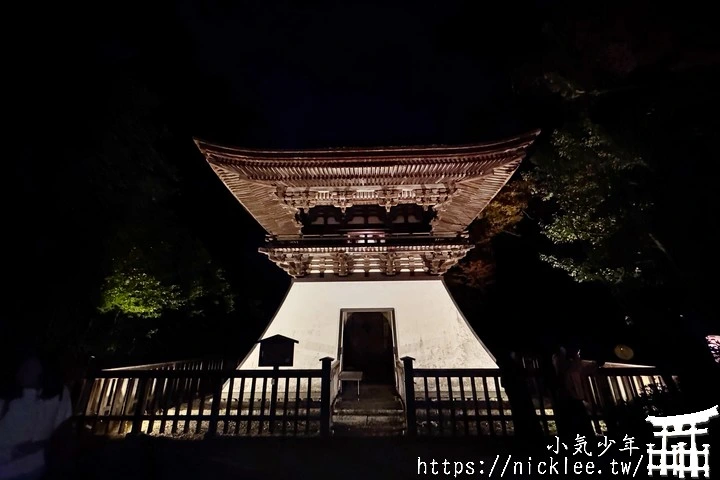 石山寺夜楓-賞楓氣氛不錯,還有手提燈籠提供拍照,重點是遊客不多