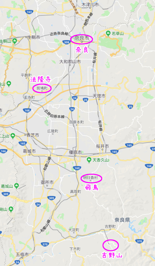 奈良交通介紹-大阪往返奈良-京都往返奈良-奈良位置