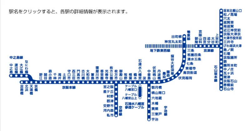 京阪電車-連結京都與大阪的重要交通鐵道|路線圖|車資票價|車種|時刻表|一日券|交通路線查詢