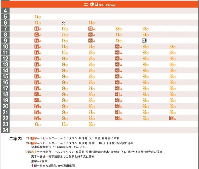 搭乘南海特急Rapi:t-從關西機場到難波-最快只要34分鐘-用手機劃位免換票,免排隊