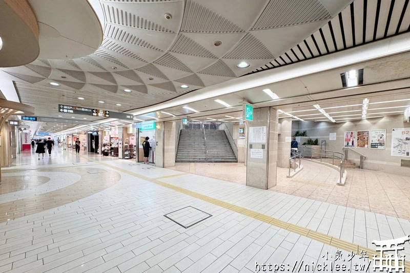 難波地下街-Namba Walk-橫跨近鐵大阪難波,地鐵難波站與日本橋站,流行服飾餐廳一應俱全